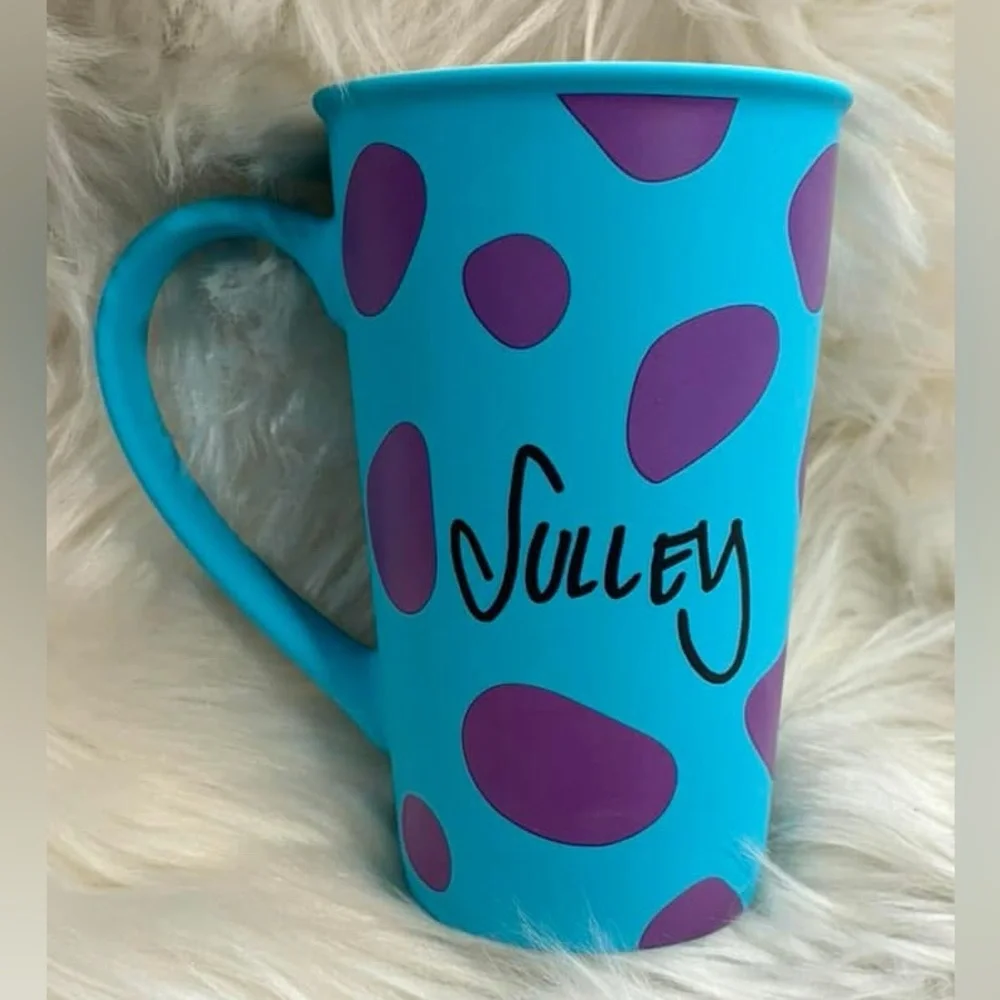 NEW Disney Pixar Monsters Inc Sulley Soft Touch Large Latte Mug Matte Cup